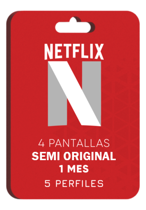 NETFLIX 4 DISPOSITIVOS 5 PERFILES