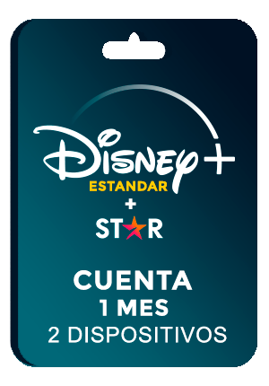 DISNEY + STAR. 2 DISPOSITIVOS 7 PERFILES