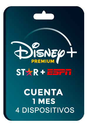 DISNEY + ESPA    1 PERFIL 1 DISPOSITIVO
