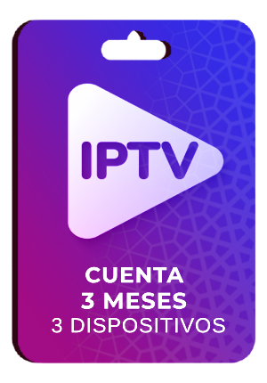 IPTV  1 PERFIL 3 DISPOSITIVO  90 DIAS